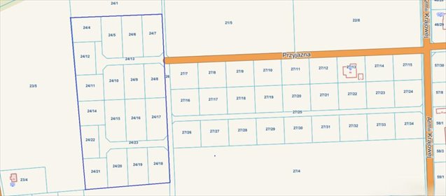 działka na sprzedaż 950m2 działka Stare Kupiski, Przyjazna