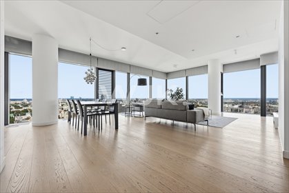 Luksusowe 135 m² w Cosmopolitan z klimatyzacją i systemem HMS mieszkanie Warszawa, Śródmieście, Twarda