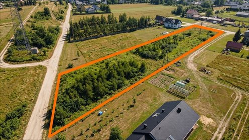 Działka 3000 m² pod dom lub inwestycję, z drzewami działka Obice, Działkowa