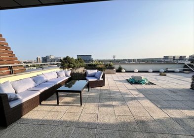Na wynajem luksusowy apartament z tarasem 110 m² w Katowicach mieszkanie Katowice, DAB, debowe tARASY, Johna Baildona
