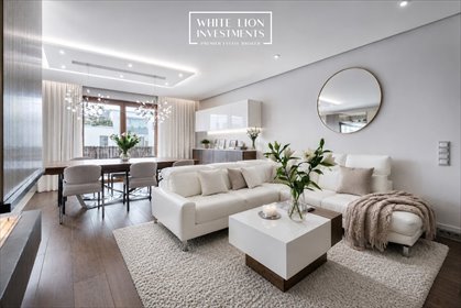 Unikatowy 86m² apartament z panoramicznymi oknami i biokominkiem mieszkanie Warszawa, Ochota, Szczęśliwicka