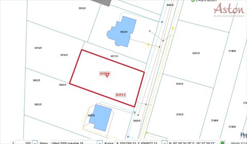 działka na sprzedaż 760m2 działka Tychy, Mąkołowiec