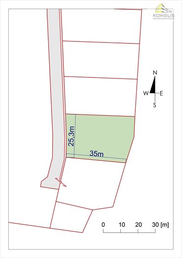 działka na sprzedaż 1000m2 działka Miedziana Góra