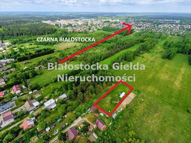Działka z domkiem holenderskim, 1978 m², media, widok działka Czarna Białostocka, Buksztel
