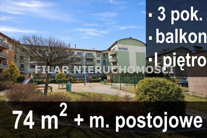 3-pokojowe mieszkanie z balkonem i garażem w Lubinie mieszkanie Lubin, Zalesie
