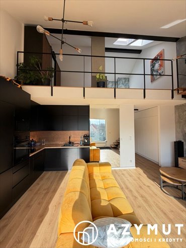 Nowoczesny loft z antresolą, balkonem i światłem mieszkanie Lubin, Jana Pawła II