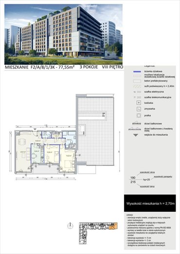 mieszkanie na sprzedaż 78m2 mieszkanie Warszawa, Mokotów, Wołoska