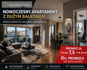 Przestronne 97m2 apartament z balkonami i widokiem mieszkanie Rypin