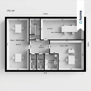Lokal biurowy 39,9 m² z parkingiem w Świeciu - polecam! lokal użytkowy Świecie, Bydgoska