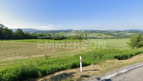 Widokowa działka budowlana 1000 m² w Łapanowie działka Łapanów
