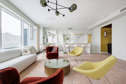 Luksusowy apartament 119 m2 z widokiem na Warszawę mieszkanie Warszawa, Śródmieście, Grzybowska