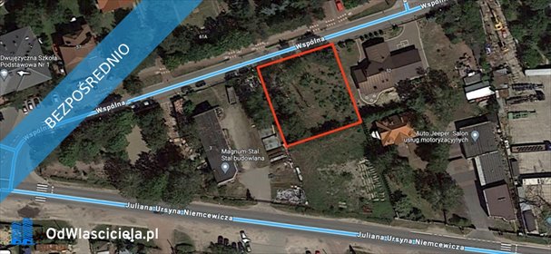 działka na sprzedaż 1100m2 działka Warszawa, Wesoła, Wspólna