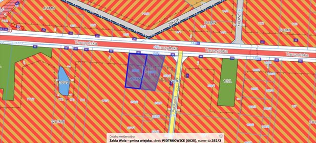 działka na sprzedaż 1550m2 działka Piotrkowice, Piaskowa