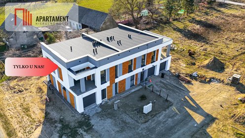 Nowoczesny bliźniak 116 m² - Laskowice Pomorskie z działką mieszkanie Laskowice