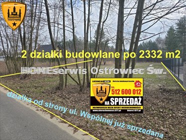 działka na sprzedaż 1585m2 działka Kunów, Wymysłów