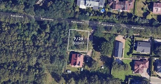 działka na sprzedaż 800m2 działka Łódź, Polesie, Rąbieńska
