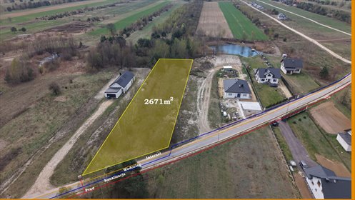 działka na sprzedaż 2671m2 działka Augustówek