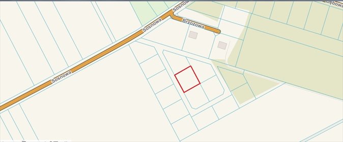 działka na sprzedaż 1054m2 działka Nowogród, Sosnowa