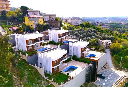 Luksusowe wille z basenem i widokiem na naturę dom Oba, Oba, Alanya, Antalya
