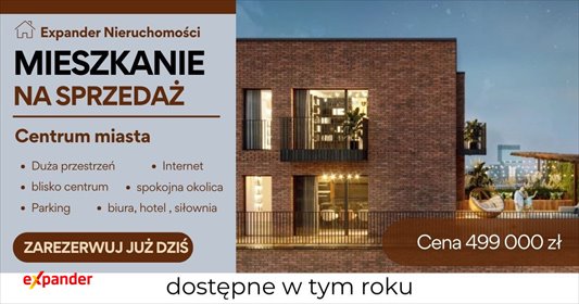 Luksusowe 2-pokojowe mieszkanie w centrum Katowic bez prowizji mieszkanie Katowice, Kamienna