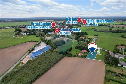 działka na sprzedaż 931m2 działka Biesiekierz