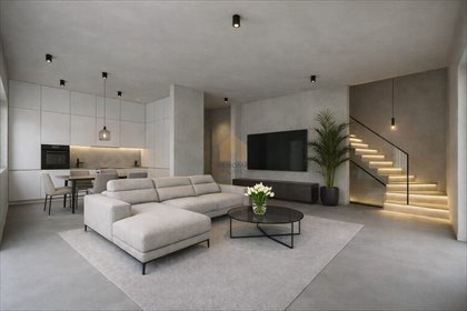 Nowoczesny dom szeregowy 113 m² z garażem i ogrodem dom Wrocław, Lipa Piotrowska
