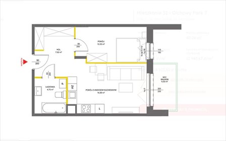 mieszkanie na sprzedaż 40m2 mieszkanie Warszawa, Białołęka, Winnica, Mańkowska
