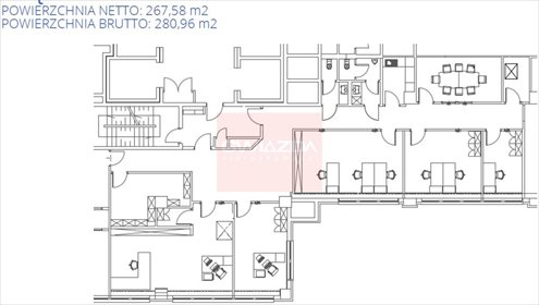 Moduł biurowy 268 m² (dodatkowo możliwość podziału) w Warszawie lokal użytkowy Warszawa, Ochota