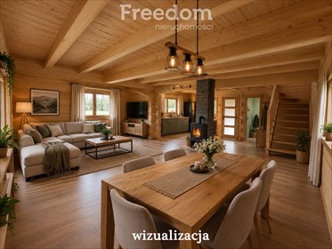 Polecam dom z bala świerkowego z panoramicznym widokiem na góry dom Zagórnik