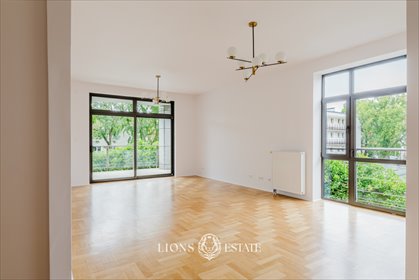 Zapraszam do wynajmu 108,6 m² apartamentu z tarasem w Łazienki Residence mieszkanie Warszawa, Mokotów Sielce, Podchorążych