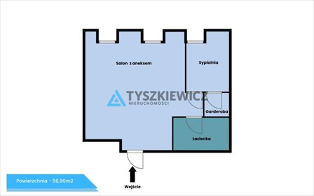 mieszkanie na sprzedaż 57m2 mieszkanie Gdańsk, Śródmieście, Chmielna