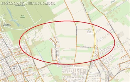 działka na sprzedaż 3829m2 działka Warszawa, Wilanów, Powsin
