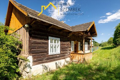 Drewniany dom z bala 80 m² na dużej działce - polecam! dom Rożnów