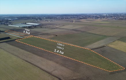 działka na sprzedaż 44000m2 działka Rzgów, Wschodnia