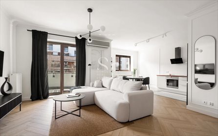Dwupoziomowy apartament 95,7 m² z loggiami, klimatyzacją i garażem mieszkanie Warszawa, Wilanów, Sarmacka
