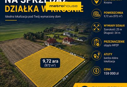 Działka budowlana 847 m2 z udziałem, blisko centrum Krosna działka Krosno