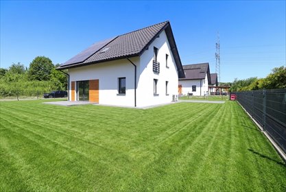 Nowoczesny dom 4 sypialnie, duża działka, blisko Krakowa dom Przeginia Narodowa, Jana Matejki