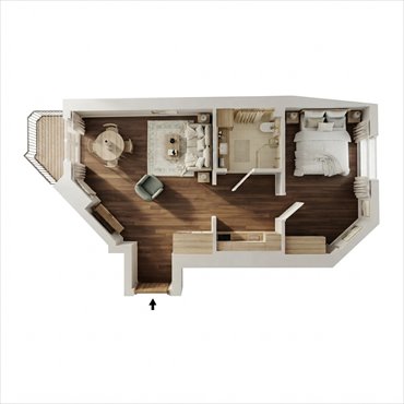 Zapraszam do mieszkania 43 m² z balkonem w sercu Kazimierza mieszkanie Kraków, Stare Miasto, Kazimierz, Krakowska