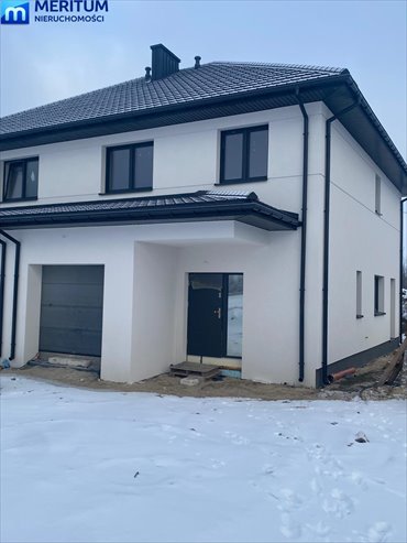 Dom bliźniak 136m2 z garażem, działką 525m2, stan deweloperski dom Jaktorów