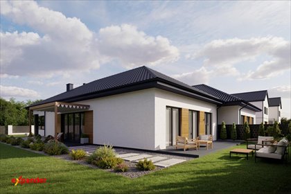 Nowoczesny bliźniak 137 m2 z garażem, bez prowizji dom Dominów, Księżycowa
