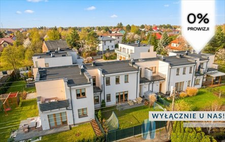 Nowoczesny segment 118 m2 z garażem i ogrodem dom Łomianki, Kiełpin