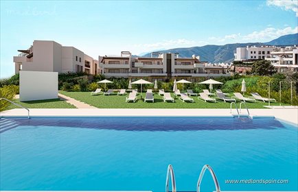 Nowoczesny apartament 3 pok. z widokiem na jezioro mieszkanie Marbella