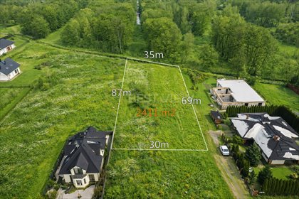 działka na sprzedaż 2411m2 działka Truskaw