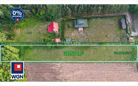 Polecam działkę 3092 m² w Grabiach - las, cisza i możliwość własnego domu działka Grabie, Nowe Miasto