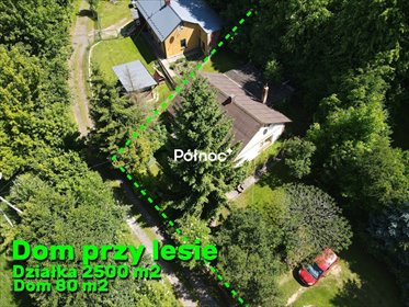 Urokliwy kamienny dom na dużej działce w Miechowie dom Miechów, Podmiejska