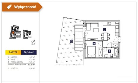 mieszkanie na sprzedaż 35m2 mieszkanie Bydgoszcz, Fordon, Bajka