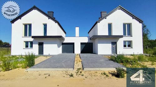 Dom bliźniak z tarasami i garażem w Pabianicach dom Pabianice, Torowa