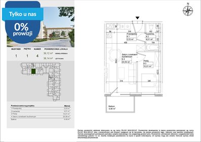Nowoczesne 2-pokojowe mieszkanie 38 m² w Osielsku mieszkanie Osielsko, Aleja Adama Mickiewicza
