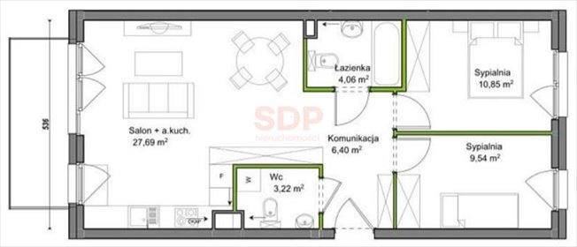 mieszkanie na sprzedaż 62m2 mieszkanie Wrocław, Krzyki, Huby
