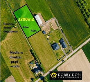 Działka siedliskowa 3200 m² blisko Tykocina i natury działka Saniki